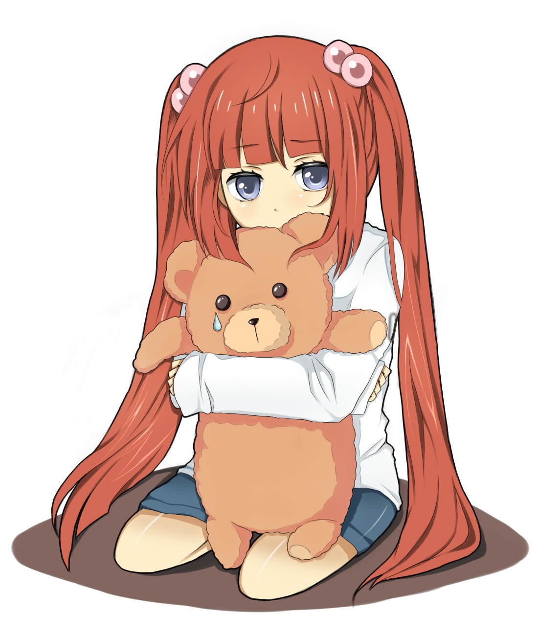 Аниме младенец девочка с рыжими волосами